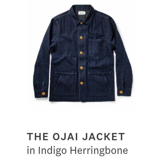 Taylor Stitch Other - Taylor Stitch - Ojai Jacket - Indigo Herringbone
